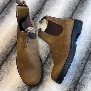Blundstone BL 562 Crazy Horse Brown Suede Chelsea Boots